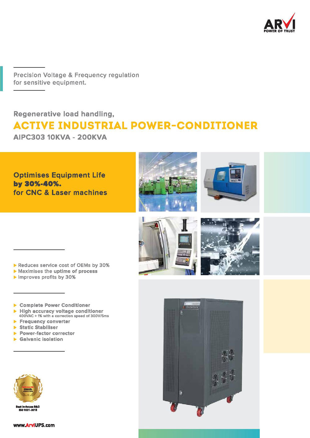 Online UPS for CNC, Laser & wire EDM machines