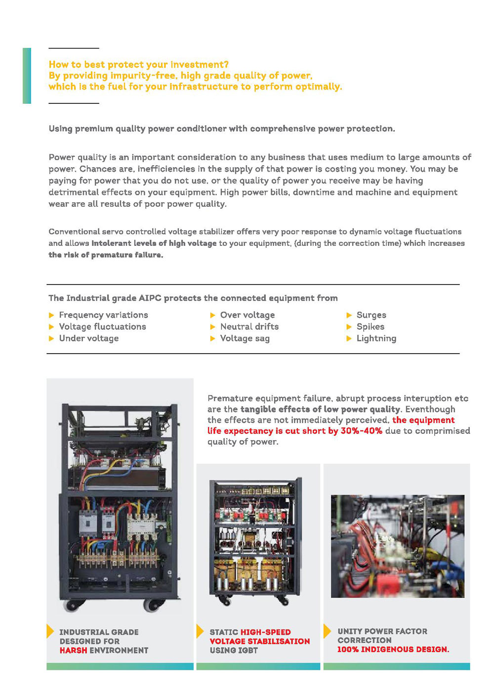 Online UPS for CNC, Laser & wire EDM machines