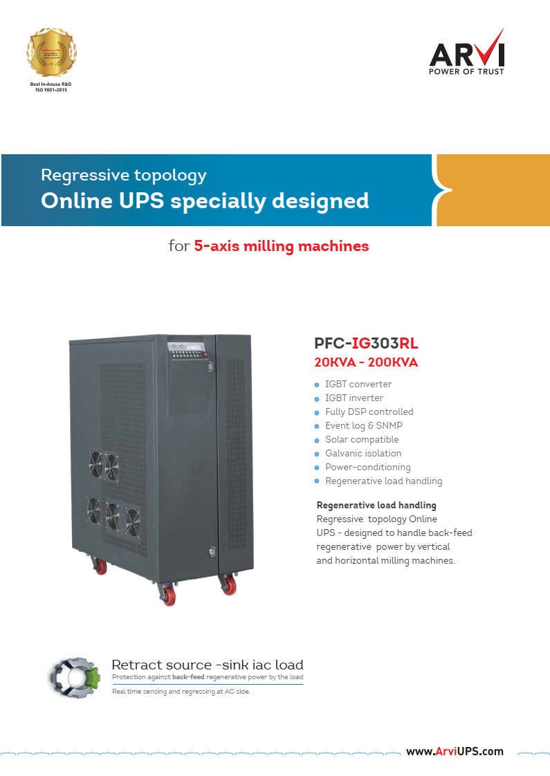UPS for 5-axis Milling machines