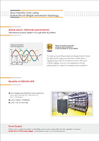 Active SHUNT UPS 101