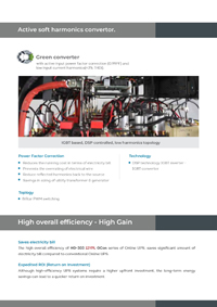 Unity PF, high efficiency Online UPS
